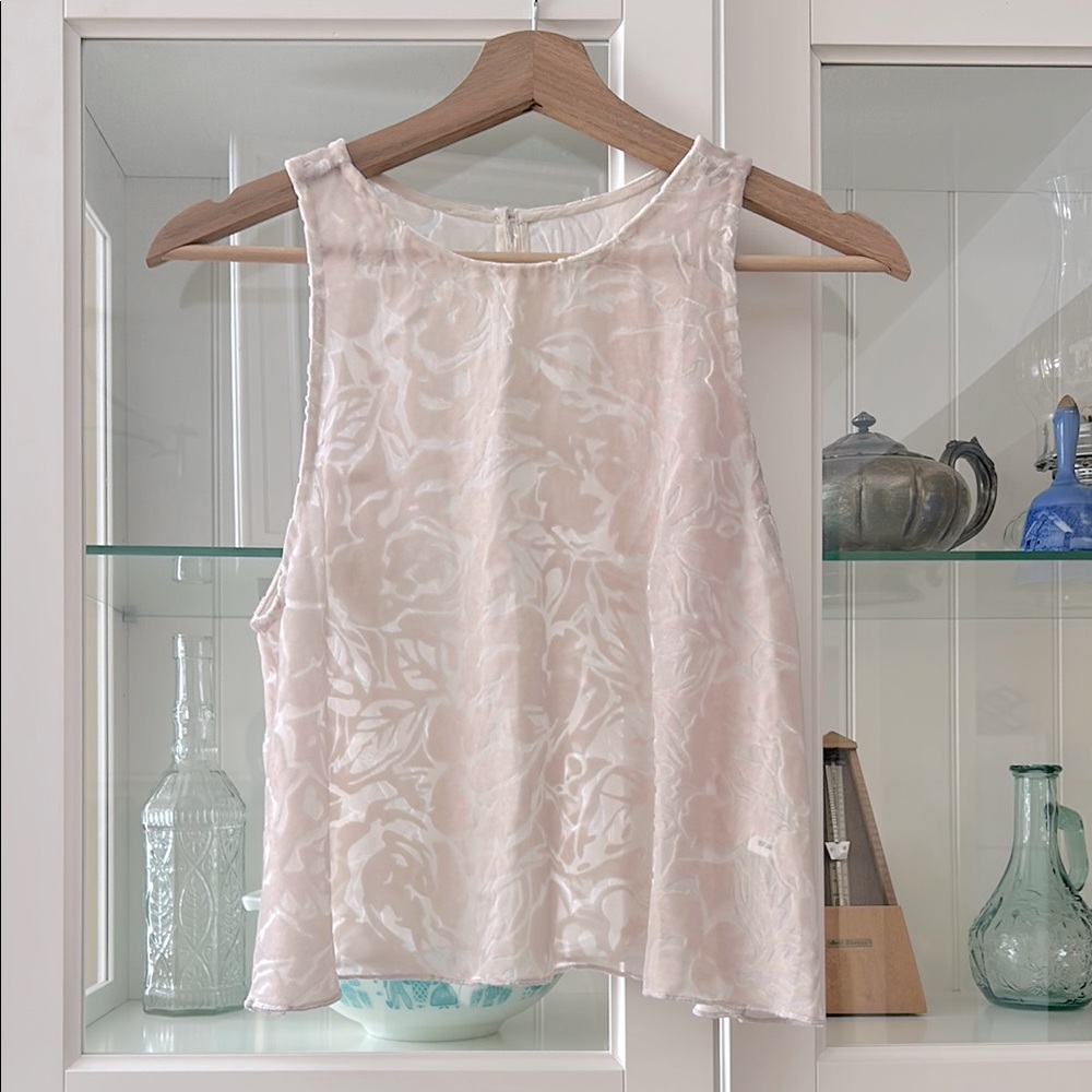 Wilfred Velvet Appliqué Top